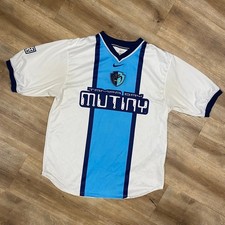 TAMPA BAY MUTINY VINTAGE 90s NIKE MLS SOCCER JERSEY ADULT MEDIUM