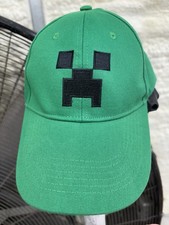 MINECRAFT Creeper Hat Youth Design Jinx Green Black OSFM One Size Fits Most