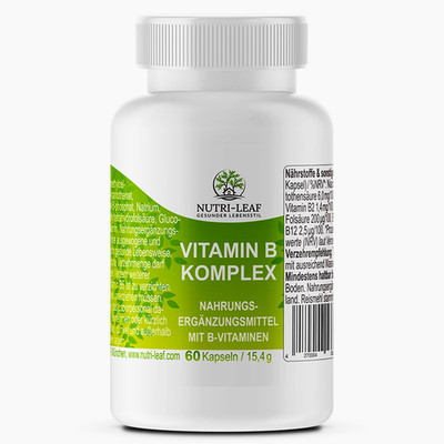 Vitamin B Complex High Dose 8 B Vitamins for Energy Nerves Concentration