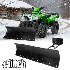 Snow Plow Blade Universal Kit Adjustable 45" For Honda Kawasaki Polaris ATV