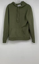 Champion Mens Green Long Sleeve Activewear Pullover Hoodie Size Small
