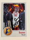 BOOMER autograph INDIANA PACERS Mascot HOF custom card signed NBA