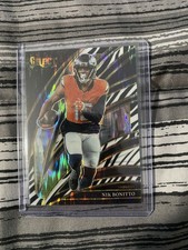 2025 Panini Select - Club Level Nik Bonitto #212 Zebra Shock Prizm