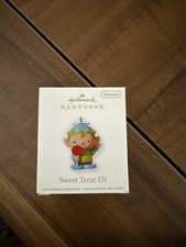 2010 SWEET TREAT ELF Miniature Hallmark Keepsake Christmas Ornament
