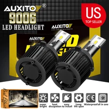 2X AUXITO HB4 9006  LED Headlight Bulb Conversion Kit High Low Beam 6000K EOE
