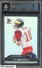 2000 Pacific Prism Prospects #156 Tom Brady Patriots RC Rookie /1000 BGS 9 w/ 10