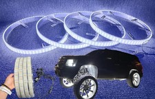 Cold White Truck Wheel Lights - 4Rolls Quad Row, 17.5" LED Rim Lights x4, Hig...