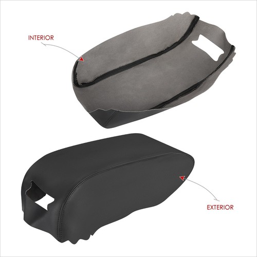 Black Center Console Lid Arm Rest Cover Replacement for Lexus LS430 2001-2006 - Picture 4 of 6