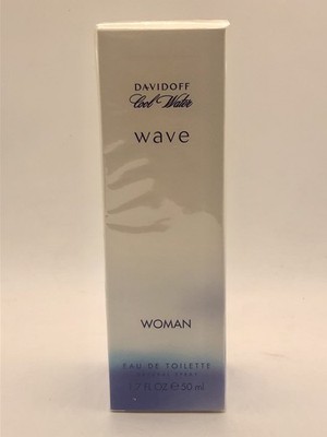 WAVE Davidoff Cool Water  For Women Eau De Toilette 50ml 1.7oz - SEALED BOX