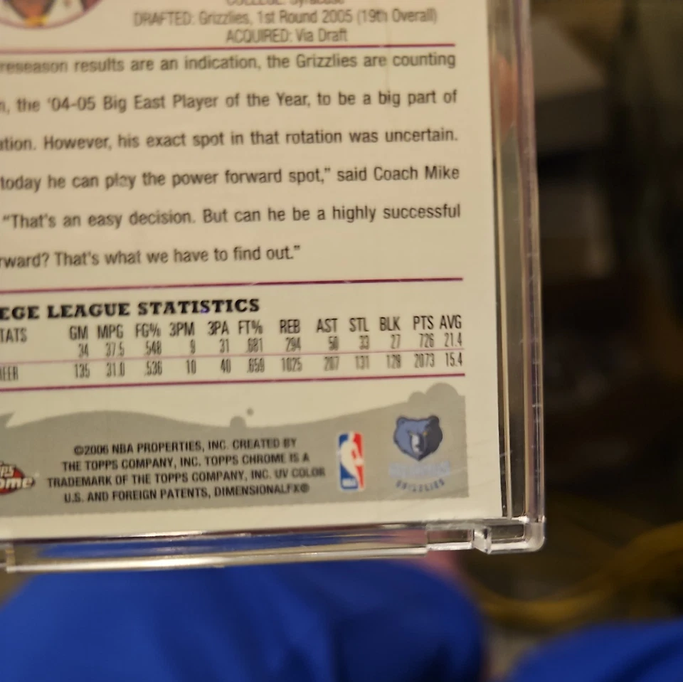 2005-06 Topps Chrome - Hakim Warrick #167 Blue X-Fractor /90 (RC) - Image 3 of 4