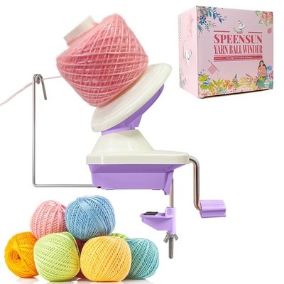 Yarn Winder, 3.5 OZ Easy-to-Install and Efficiently Yarn Spinner with Lower N...