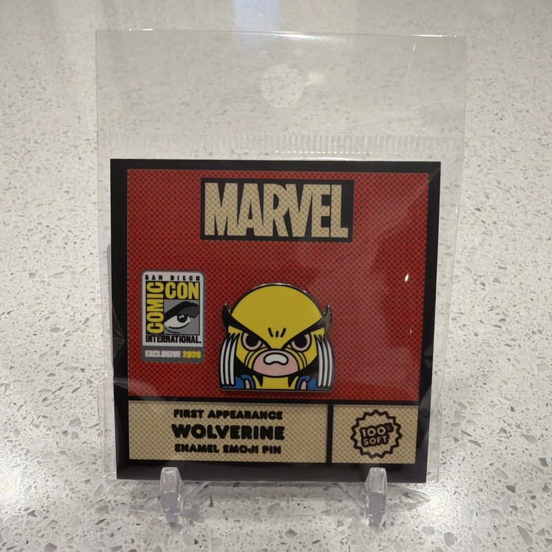 SDCC 2026 Exclusive 100% Soft Wolverine First Appearance Wolverine Enamel Pin