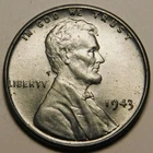 1943 P Lincoln Wheat Cent Penny BU  "Actual Coin Pictured"