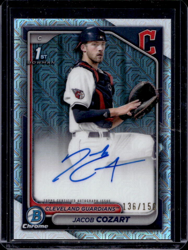 2024 Bowman Draft Jacob Cozart Chrome Auto HTA Choice Refractor 1st #136/150