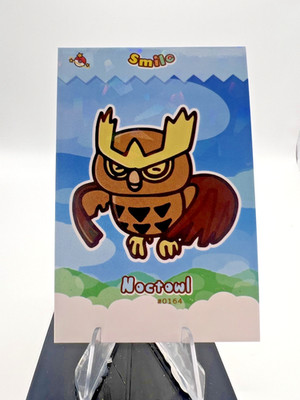 Noctowl #164 - Cracked Ice Holo - Smile Card Database- Pokemon