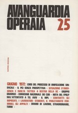 Avanguardia Operaia (n. 25 giugno 1972) - AA.VV. (Sapere edizioni) [1972]