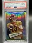 Caleb Williams 2022 Bowman University 1952 Bowman #52BF-4 Graded PSA 8