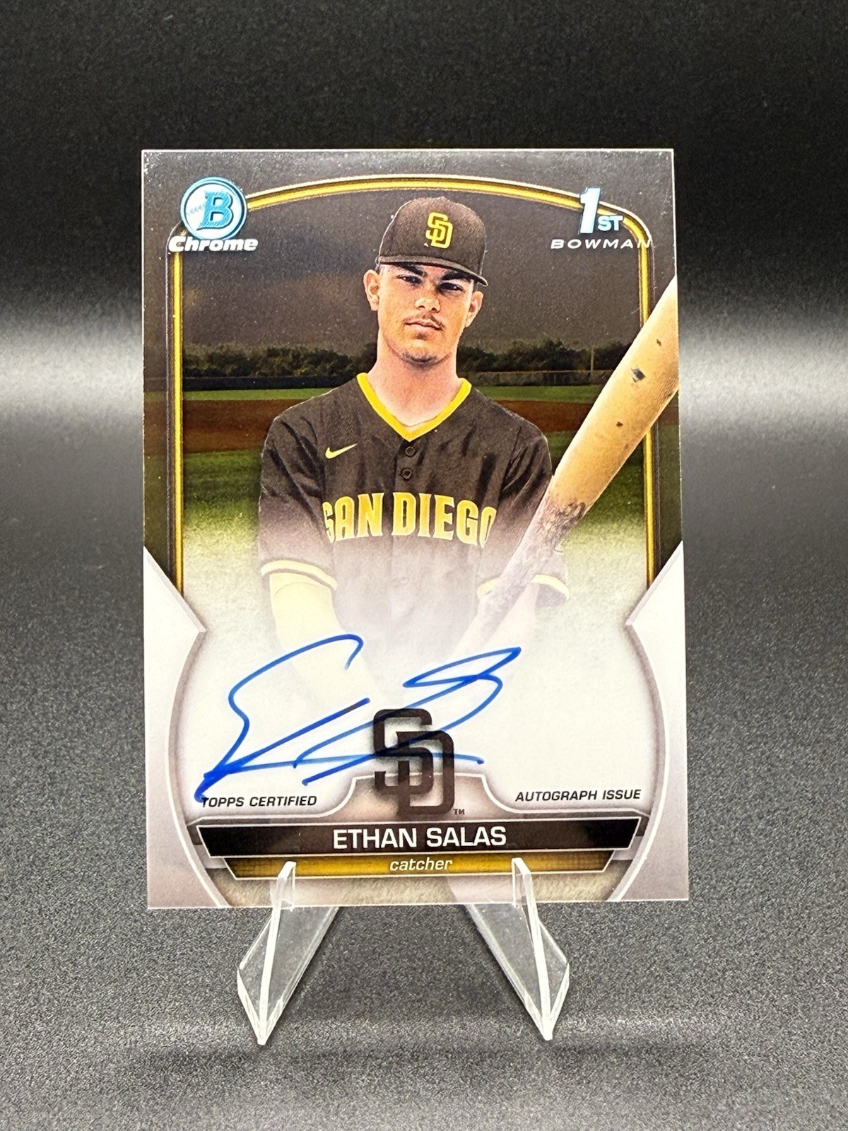 Ethan Salas 2023 Bowman Chrome #CPA-ESS Prospect Auto (1st) Price