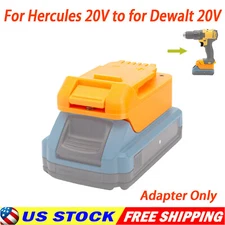 Battery Adapter For Hercules 20V Li-ion Battery to for Dewalt 20V Drill Tools
