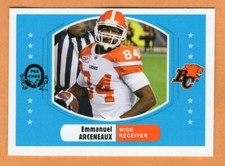 Emmanuel Arceneaux 2017 Upper Deck CFL retro card BC Lions  Alcorn State