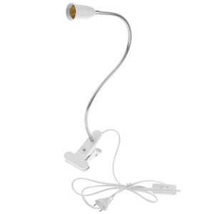 Klemmleuchte Schwanenhals E27 Lampenfassung Lampensockel Lampen Halterung Mit Ebay