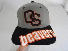 Men's Zephyr Oregon State Beavers FITTED Hat, Med/Lrg. Raised Embroidered Logos.