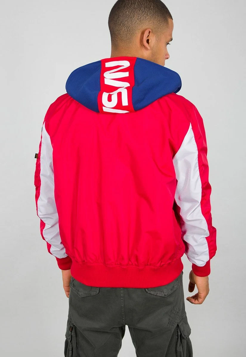 Alpha industries nasa hotsell anorak speed red