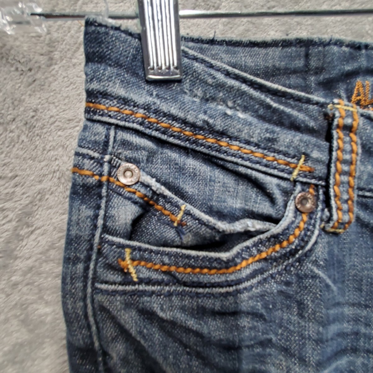 Almost Famous Jeans Womens 0 Blue Low Rise Bootcut Almost Famous Jeans Womens 0 Blue Low Rise Bootcut