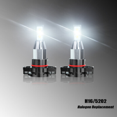 For DODGE Charger 2010 2011 2012 2013 2014 2PC 6000k white LED Fog Light  Bulbs