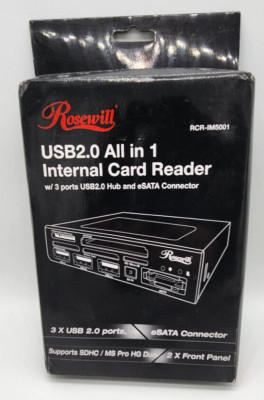 Rosewill 3-in-1 USB 2.0 Internal Card Reader (Various Models)