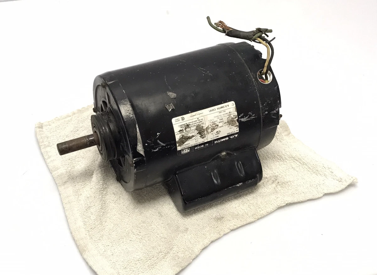 A.O. Smith AC Motor S# 312P460 1HP Type C 1725RPM 115/230V | eBay