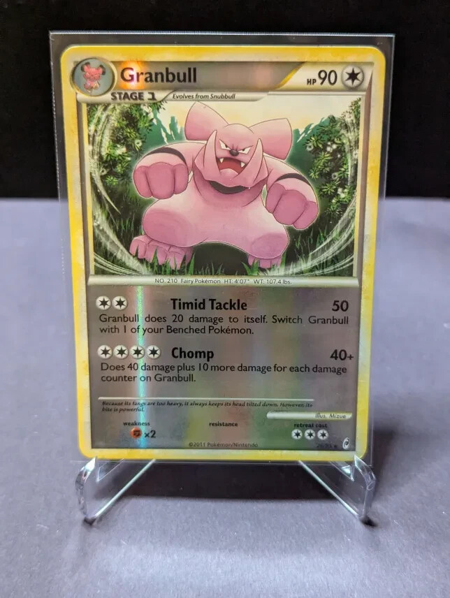 Pokemon Granbull Call Of Legends Reverse Holo #26