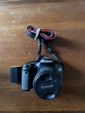 Canon EOS 70D 20.2MP Digital SLR Camera Black with 18-55mm STM Lens