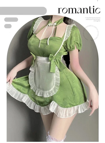 Sexy Lingerie Anime Girl Maid Cosplay Costume French Dress Waitress Party Outfit - Bild 13 von 26