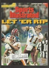 Mark Rypien autograph signed Feb 3 1992 Sports Illustrated magazine REDSKINS