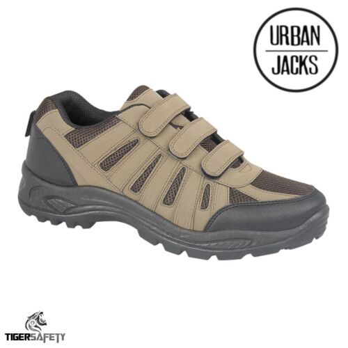 Urban Jacks Terrain Beige Touch Fastened Sports Shoes Hiking Walking Trainers - Picture 1 of 1