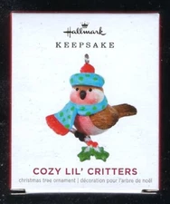 Hallmark 2021 Mini Mini Cozy Lil' Critters 3rd in Series Ornament
