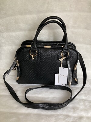 Jessica Simpson Women's Purse, Handbag Phoebe Satchel Black