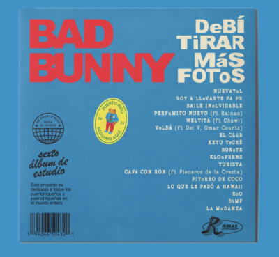 Bad Bunny - DTMF - Debi Tirar Mas Fotos Double Vinyl Gatefold | eBay