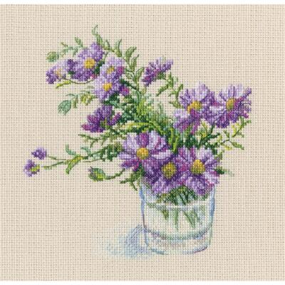Kit De Point De Croix RTO Silver Morning M671 – 40x40 Cm – Tela Aida 14ct