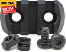 3-Slot M-LOK Aluminum Picatinny Rail Section Accessory - Proudly Made in USA - I