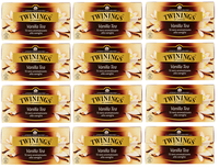 12X Twinings,Vanilla Tea Schwarzer Tee Mit Vanillegeschmack,25 Filtern