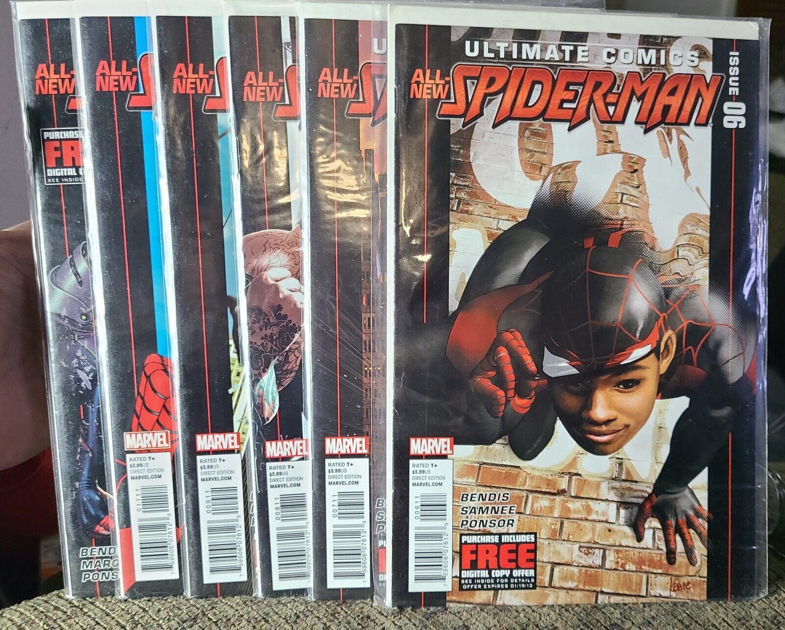 2012 Marvel Ultimate Comics All New Spider-Man #6-#12 1st Print🔥 Iconic Covers!