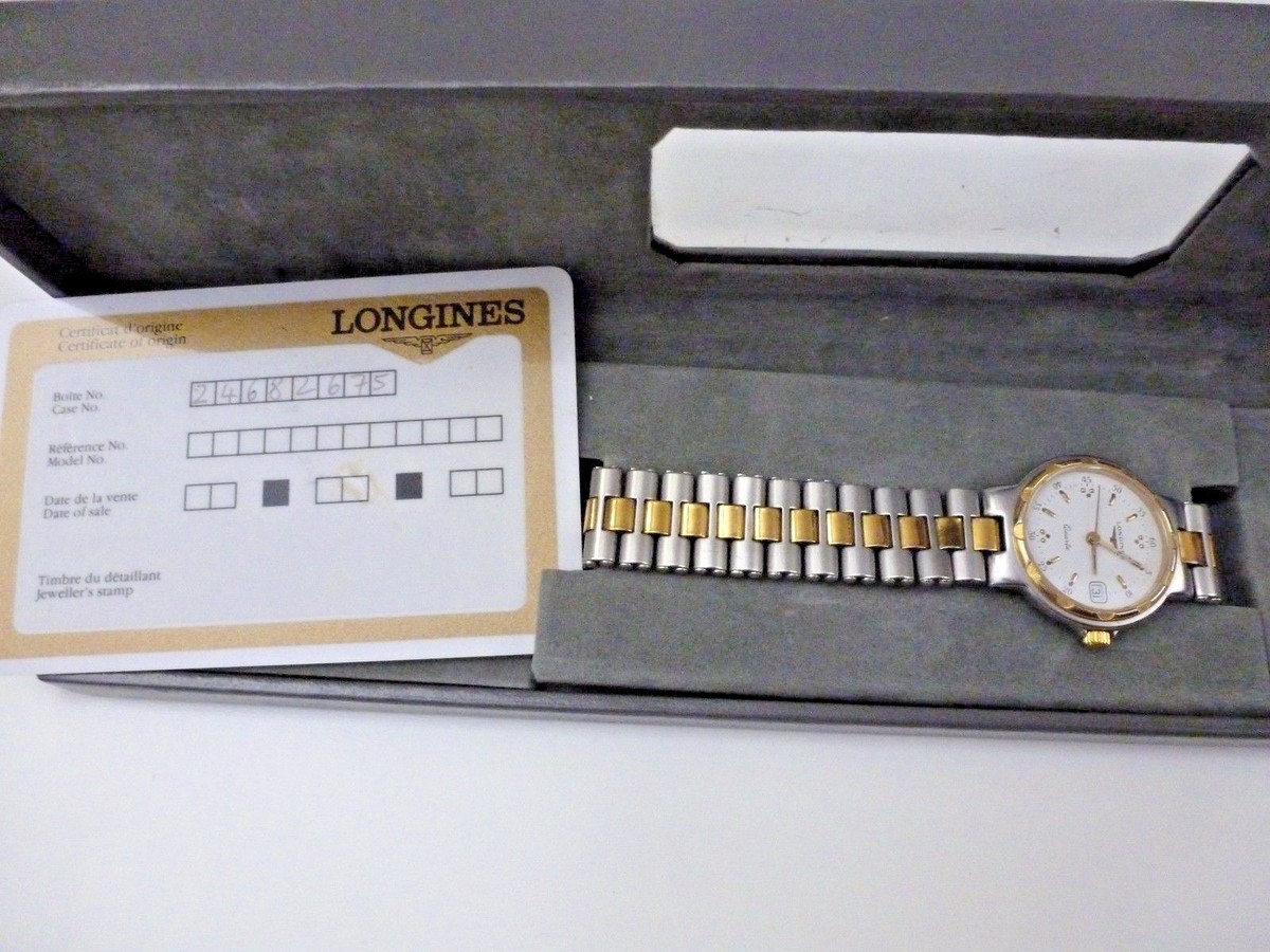 WOMEN'S VINTAGE LONGINES CONQUEST QUARTZ | eBay