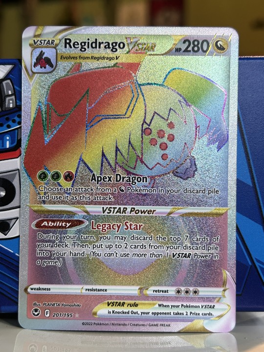 Regidrago VSTAR (Secret) 201/195 Swsh12: Sword & Shield - Silver Tempest Holo NM