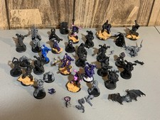 A27163 WARHAMMER 40K CHAOS SPACE MARINES INCOMPLETE BITS LOT SOME BAD PAINT