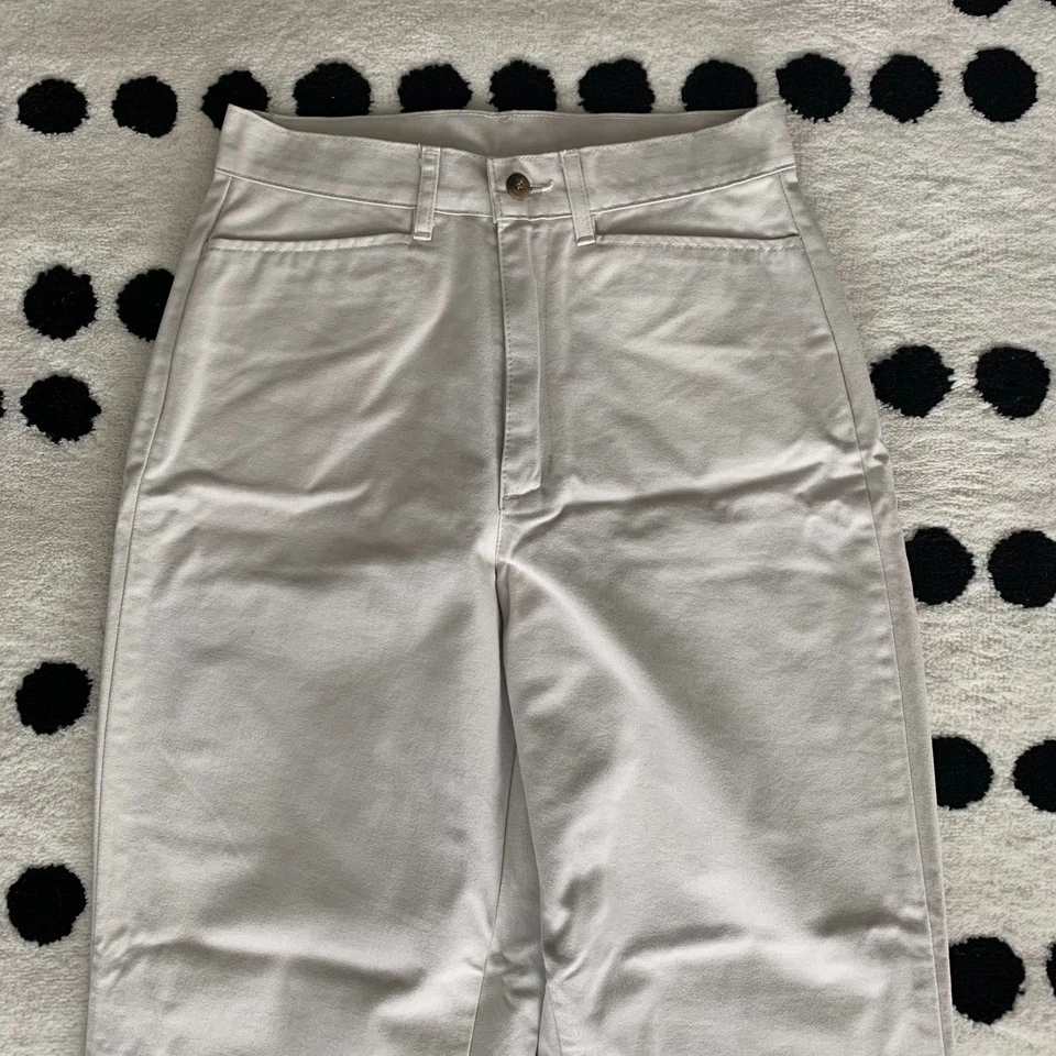 Pantalones Levi's de Colección Años 90 Pierna Recta Cónica Mujer 26 Caqui Pantalón Preppy Y2K Foto 2 de 4