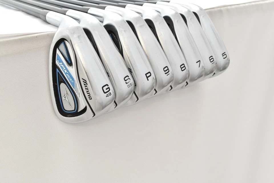 【Lefty】 8pcs Mizuno JPX 800 Iron set 5-6-7-8-9-PW-SW-GW Flex Regular MI-100 LH - Image 2 of 4