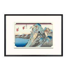 Utagawa Hiroshige 箱根 湖水図 from Tokaido Series Japanese Ukiyo-e Woodblock