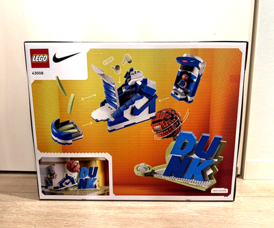 LEGO 43008 NIKE DUNK Basketball Shoes 1180 pcs for Ages 10+ New in